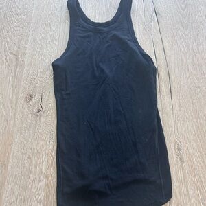Lululemon Ribbed Black Tank Top